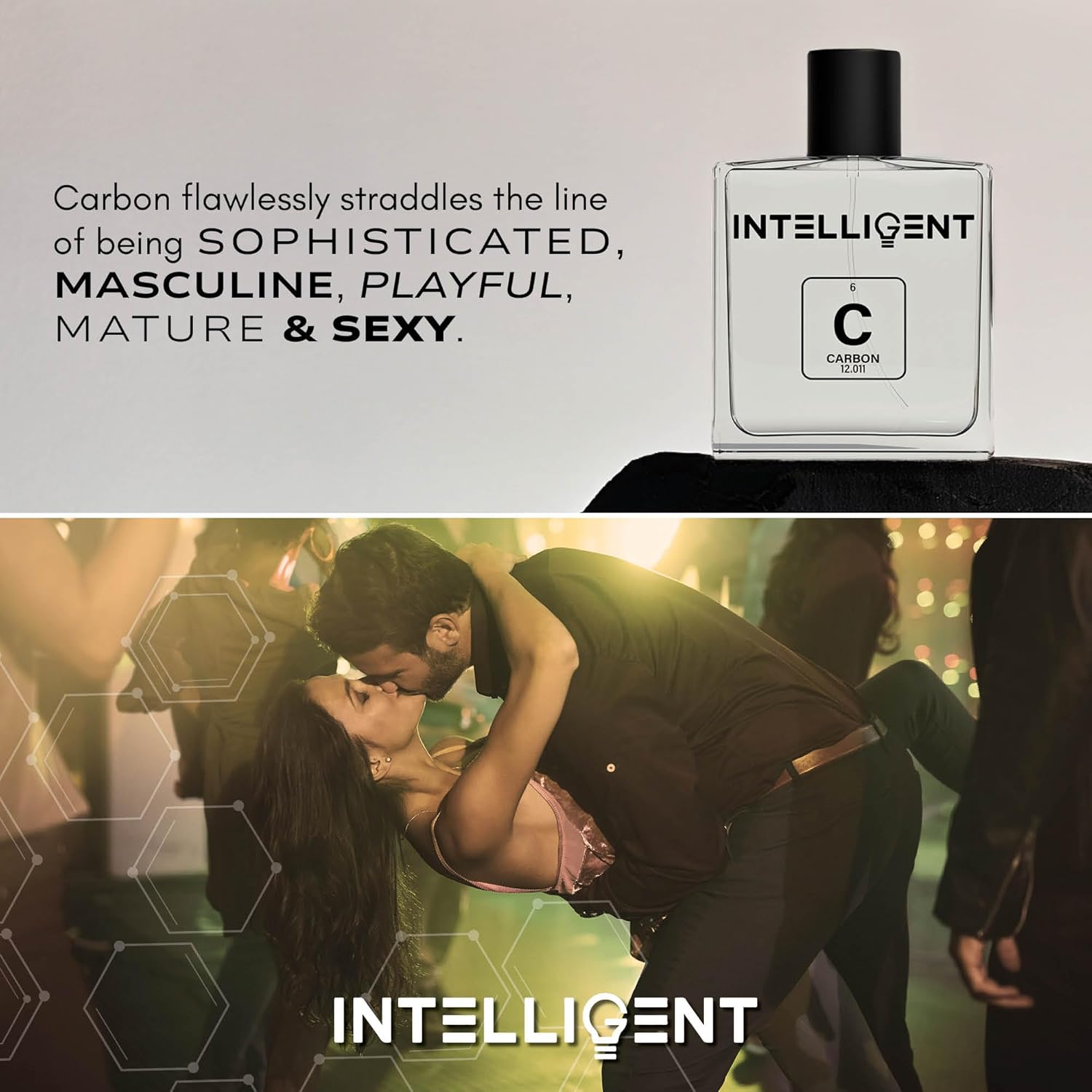 Intelligent Carbon | The Perfect Date Night Fragrance | Sexy, Sweet & Extremely Unique | Eau De Parfum For Men | 3.4 Fl Oz (100 Ml) : Beauty & Personal Care