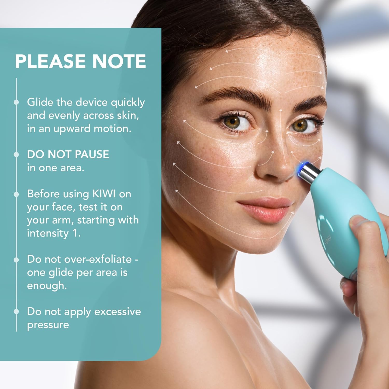 FOREO Smooth & Resurface KIWI derma Microdermabrasion Machine - Black Head Remover for Face + KIWI Active Pore & Blackhead Mask, 100g - Blackhead Extractor - No Pore Strips Suction Blackhead Remover : Amazon.co.uk: Beauty