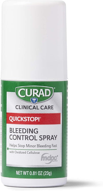 Curad Quickstop Bleeding Control Spray, For Minor Cuts & Scrapes, .81Oz (1 Count)