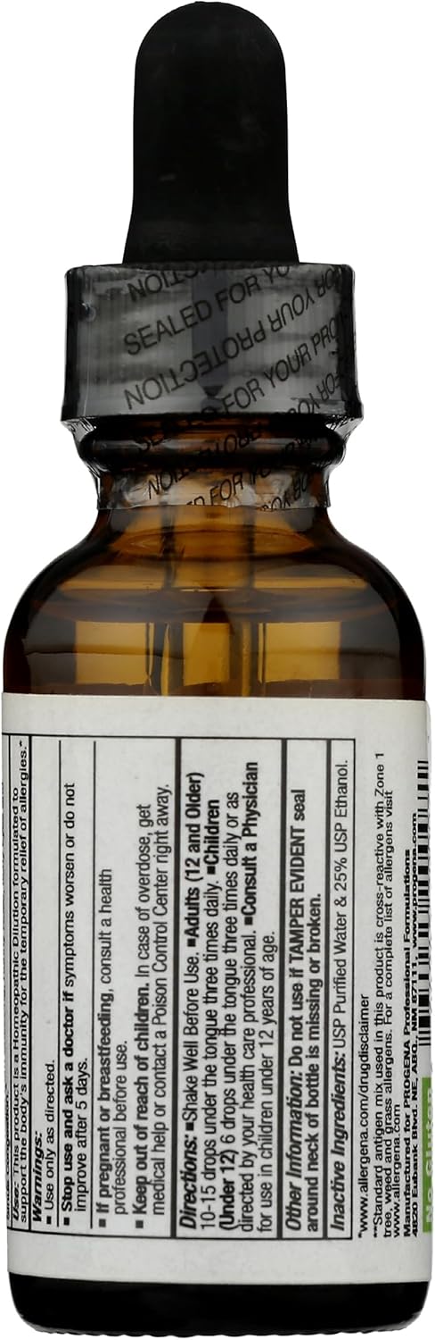 Progena - Allergena Zone 1 - Allergy Relief Drops (1 Fl Ounce)
