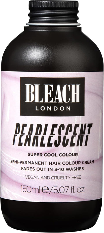 Bleach London Blullini Semi-Permanent Hair Colour Cream - Baby Blue, Vegan, Cruelty Free, Vibrant Temporary Hair Dye 150 Ml