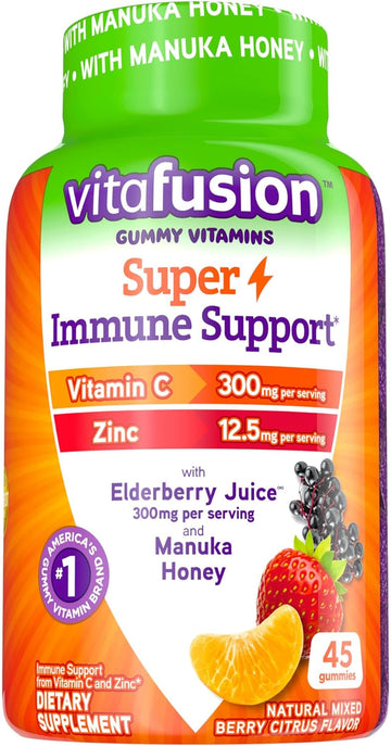 Vitafusion Super Immune Support Gummy Vitamins, 45ct