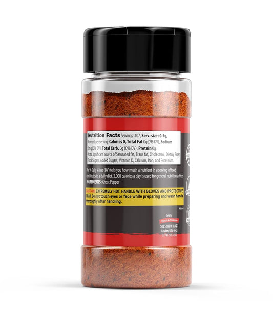 Birch & Meadow 5 Tbsp Of Ground Ghost Chile Peppers, 500,000+ Shu, Sauces, Salsa