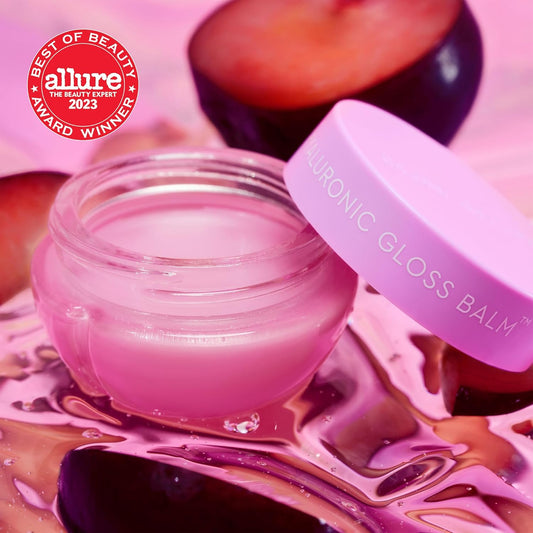 Glow Recipe Plum Plump Hyaluronic Acid Lip Balm - Overnight Lip Mask, Lip Treatment Or Moisturizing High-Shine Lip Gloss - Plumping & Long-Lasting Lip Hydration (15Ml)