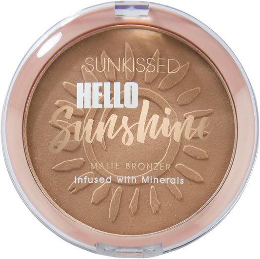 Sunkissed Hello Sunshine Matte Bronzer 21G Infused With Minerals