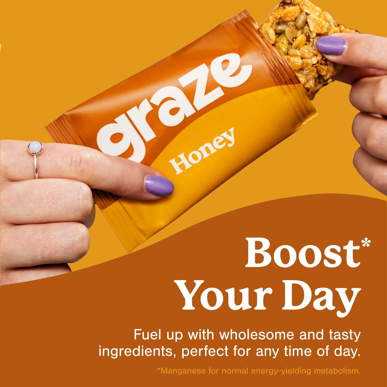 Graze Honey Protein Oat Boosts - Snacks with Whole Oats & Natural Flavours, High in Fibre - Packaging may vary - (28 Snacks - 7 Packs of 4 x 30g) : Amazon.co.uk: Grocery