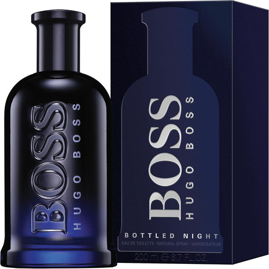 BOSS Bottled Night - Eau de Toilette for Him - Woody Fragrance with Notes of Birch Leaf, Cardamom and Musk - Medium Longevity - 200ml : Amazon.co.uk
