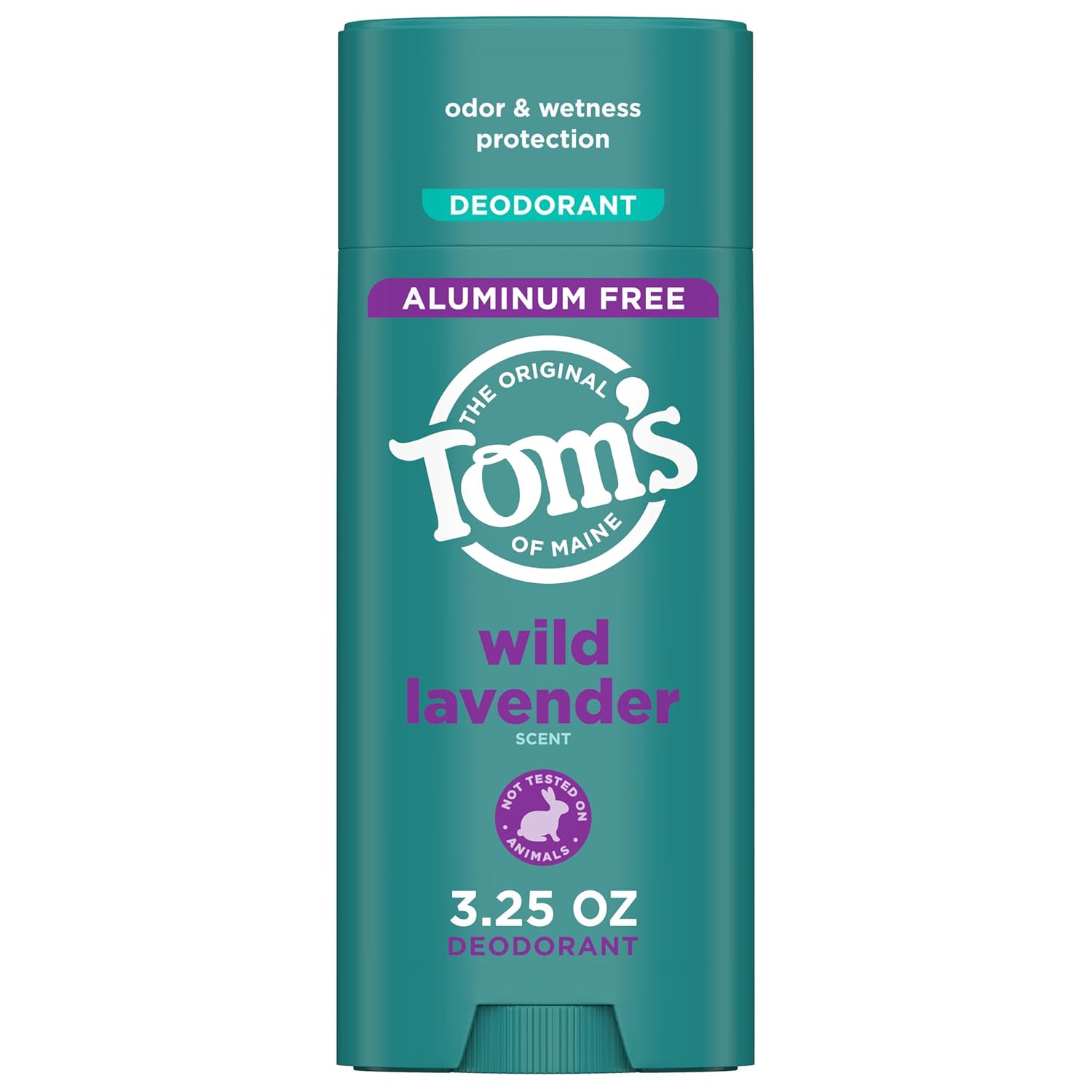 Tom’s of Maine Wild Lavender Natural Deodorant for Women and Men, Aluminum Free, 3.25 oz