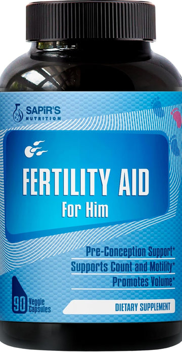 Semen Volume Booster & Male Fertility Supplement - Pre Conception For Him Sperm Health, Count, Motility & Strength With Maca, L-Arginine, Zinc, Folate Acid Prenatal Multivitamins - Erection Pills