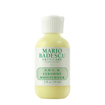 Mario Badescu A.H.A. & Ceramide Face Moisturizer For Women And Men, Ideal Facial Moisturizer For Combination Or Oily Skin, Lightweight And Non-Greasy Nighttime Moisturizer Face Cream, 2 Fl Oz