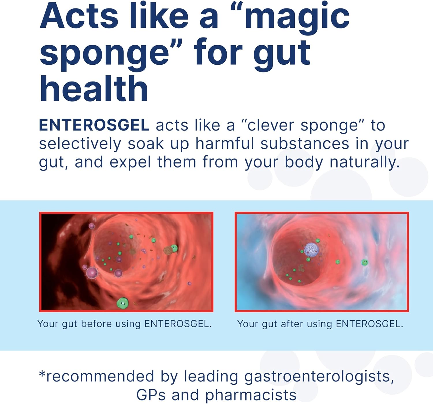ENTEROSGEL Traveller’s Diarrhoea & IBS Relief On-The-Go, Diarrhoea & Stomach Pain Relief, Bloating & Trapped Wind Relief - Treats Root Causes, Suitable for Children 0+ & Adults, 2 Packs of 10 sachets : Amazon.co.uk: Health & Personal Care