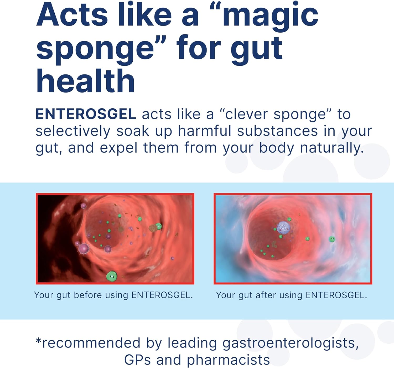 ENTEROSGEL Traveller’s Diarrhoea & IBS Relief On-The-Go, Diarrhoea & Stomach Pain Relief, Bloating & Trapped Wind Relief - Treats Root Causes, Suitable for Children 0+ & Adults, 1 Pack of 10 sachets : Amazon.co.uk: Health & Personal Care