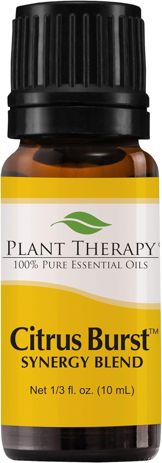 Plant Therapy Citrus Burst Synergy Essential Oil Blend 10 Ml (1/3 Oz) 100% Pure, Undiluted, Therapeutic Grade