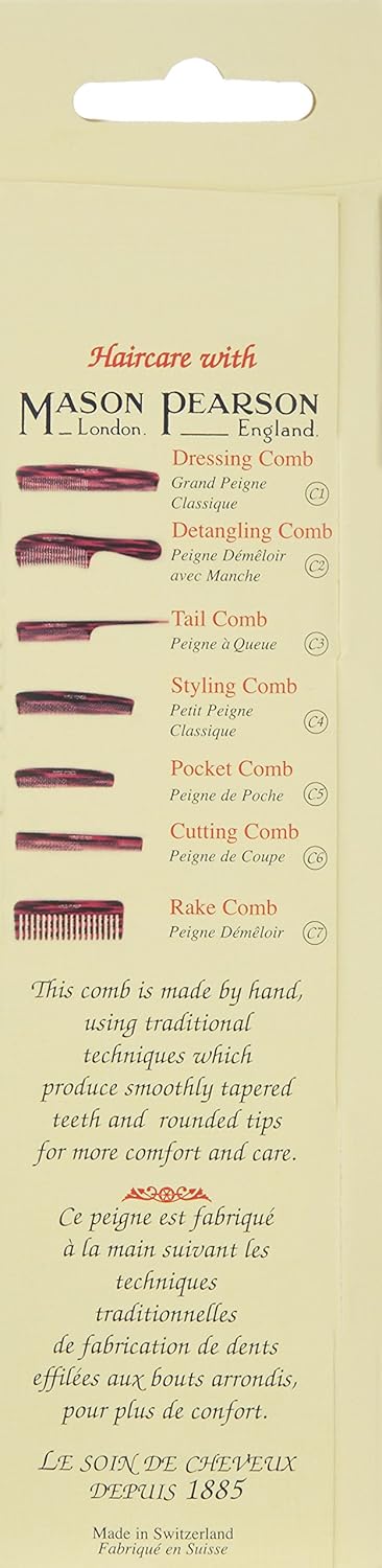 Mason Pearson Tail Comb, 0.1 Lb