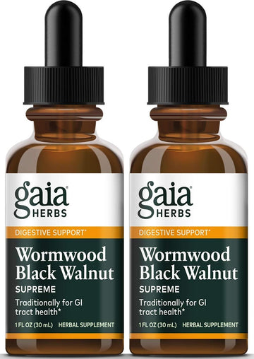 Gaia Herbs Wormwood Black Walnut Supreme, 1- Bottle (Pack Of 2)