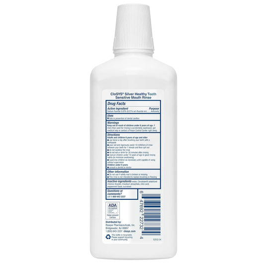 Closys Healthy Teeth Oral Rinse Mouthwash - 32 Fl Oz