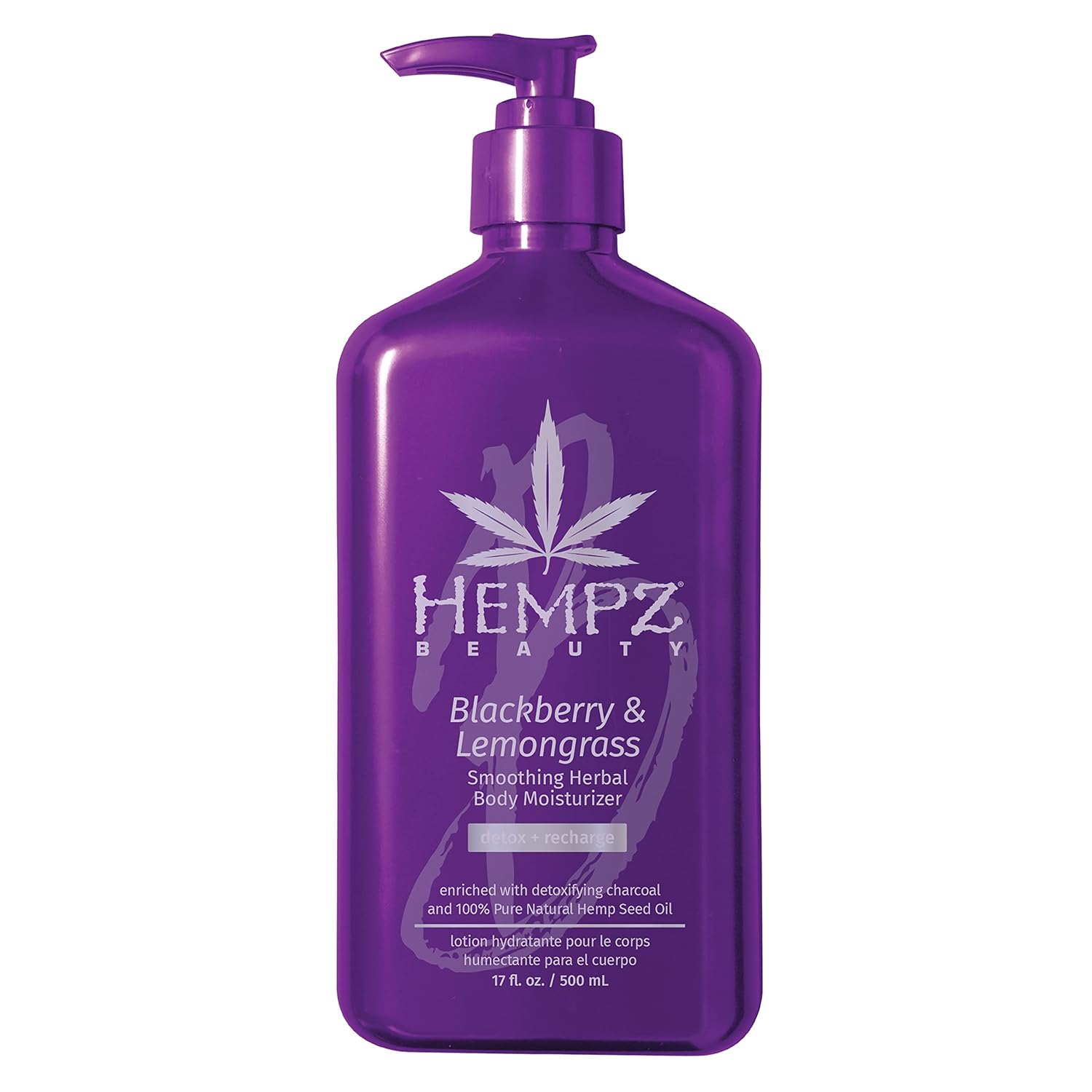 Hempz Body Lotion - Blackberry & Lemongrass Daily Moisturizing Cream, Shea Butter Hand And Body Moisturizer - Hemp Lotion - Skin Care Products, Hemp Seed Oil - 17 Oz