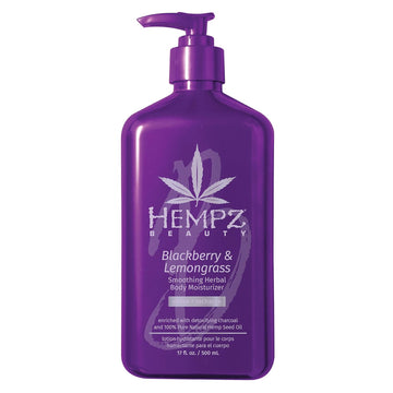 Hempz Body Lotion - Blackberry & Lemongrass Daily Moisturizing Cream, Shea Butter Hand And Body Moisturizer - Hemp Lotion - Skin Care Products, Hemp Seed Oil - 17 Oz