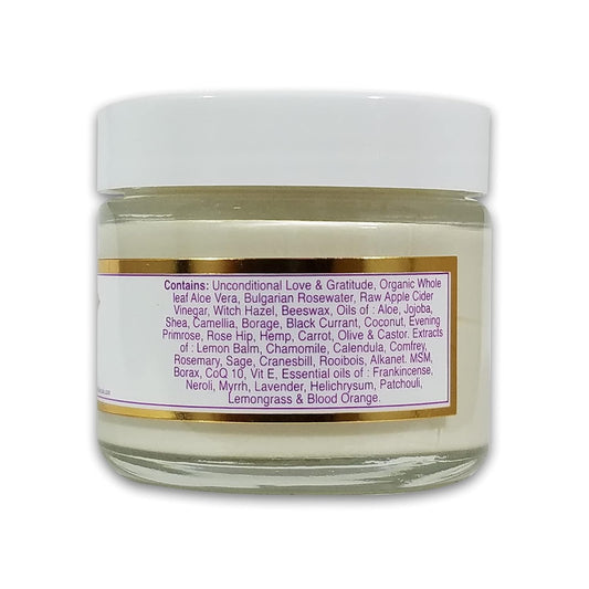 Simply Divine Botanicals Amazing Face Rejuvenating Moisturizer - Natural And Organic Anti-Aging Cream With Aloe Butter And Shea Oil For Dry, Normal, Mature, Sensitive Skin, 2 Oz. : Beauty & Personal Care