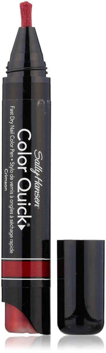 Sally Hansen Color Quick Nail Enamel - Crimson - 0.14 Oz