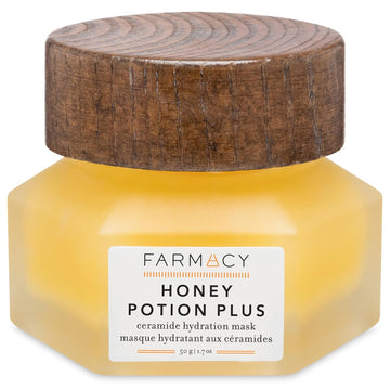 Farmacy Honey Potion Plus Face Mask - Antioxidant Rich Hydration Mask - Natural Moisturizing Facial Mask (1.7 Ounce/ 50 G)