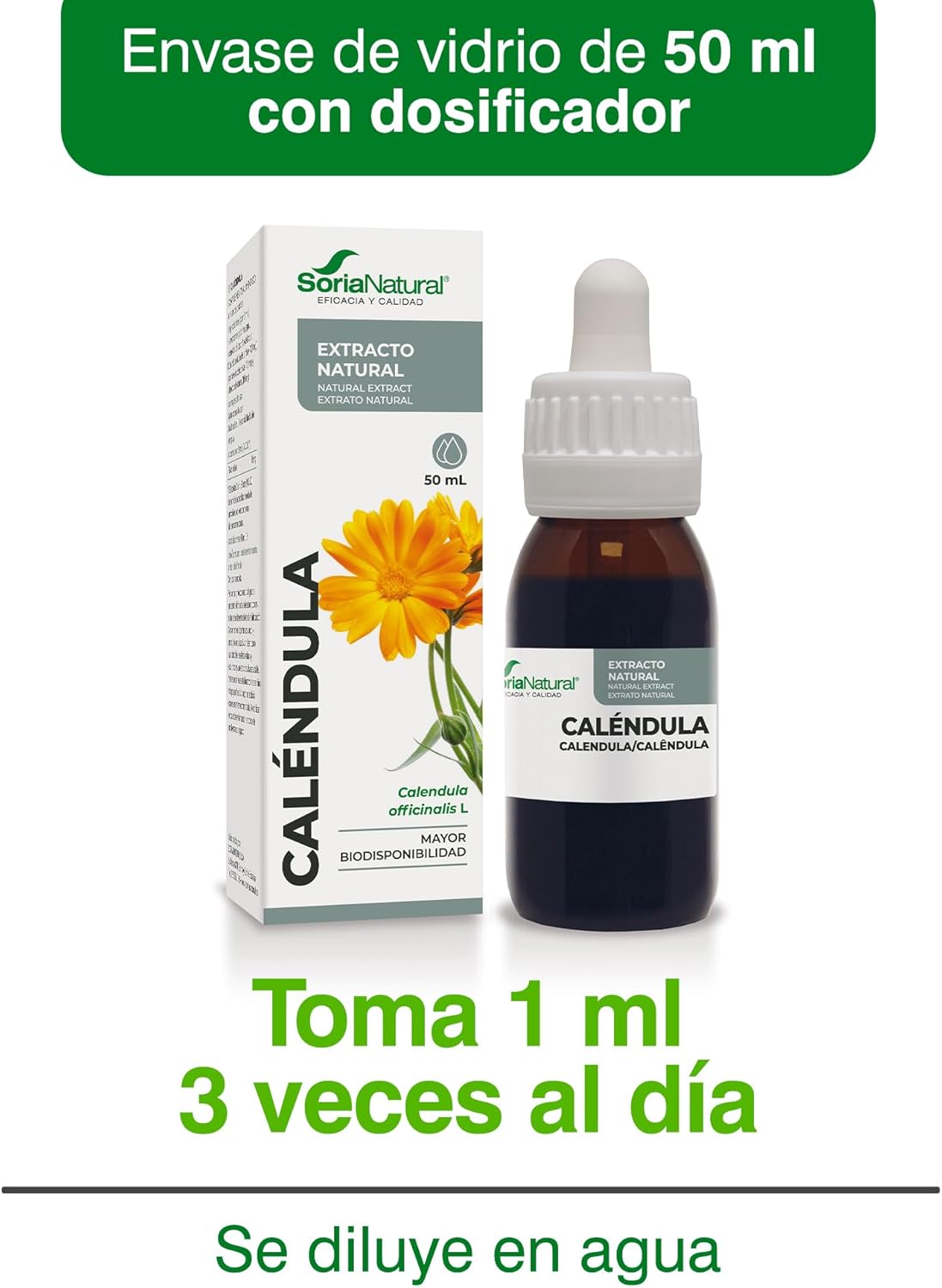 Soria Natural Calendula Natural Extract 50Ml