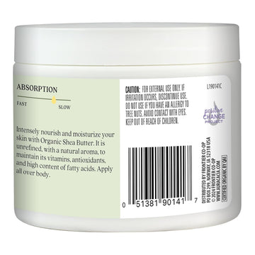 Aura Cacia Organic Shea Butter | Unrefined Body Care | 3.25 Oz