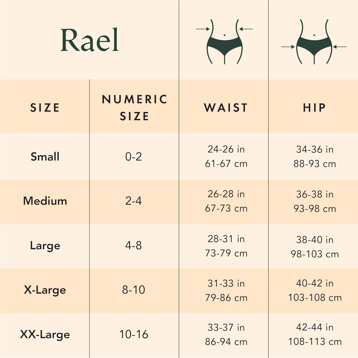 Rael Period Underwear for Women - Boyshort, Cotton Menstrual Panties, Leak Protection, Heavy Flow (S-XXL) : Health & Household