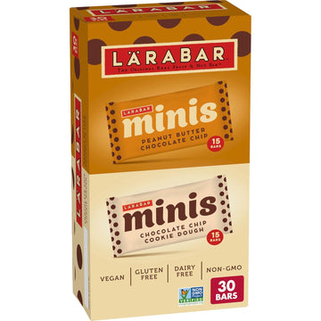 Lärabar Chocolate Mini Bars Variety Pack, Gluten Free Vegan Fruit & Nut Bars, 30 Ct, 1