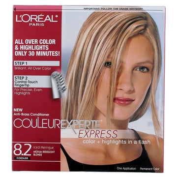 L'Oreal Paris Couleur Experte Color + Highlights In A Flash, Medium Iridescent Blonde - Ice