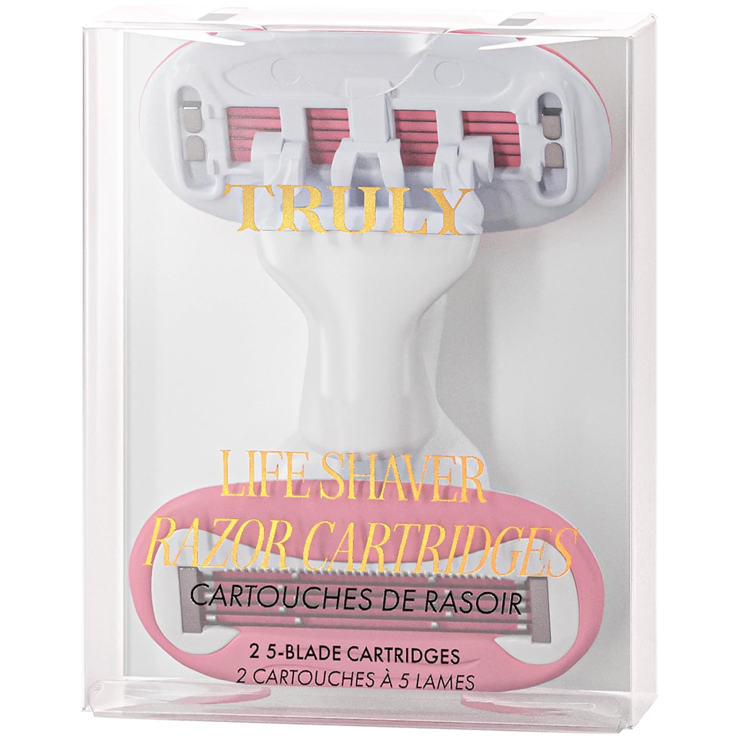 Truly Beauty Magnetic Razor Heads (2Pk) | Double-Bladed Refill Cartridges For Silky Smooth Shave | Pivoting Head W/Gel Bars For Comfort | Long-Lasting, Snap-In Design | Fits Signature Razor Handle : Beauty & Personal Care