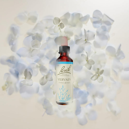 Bach Original Flower Remedies (Vervain) Live & Let Live, Unwind, Emotional Wellness, Natural Flower Essence, 20Ml