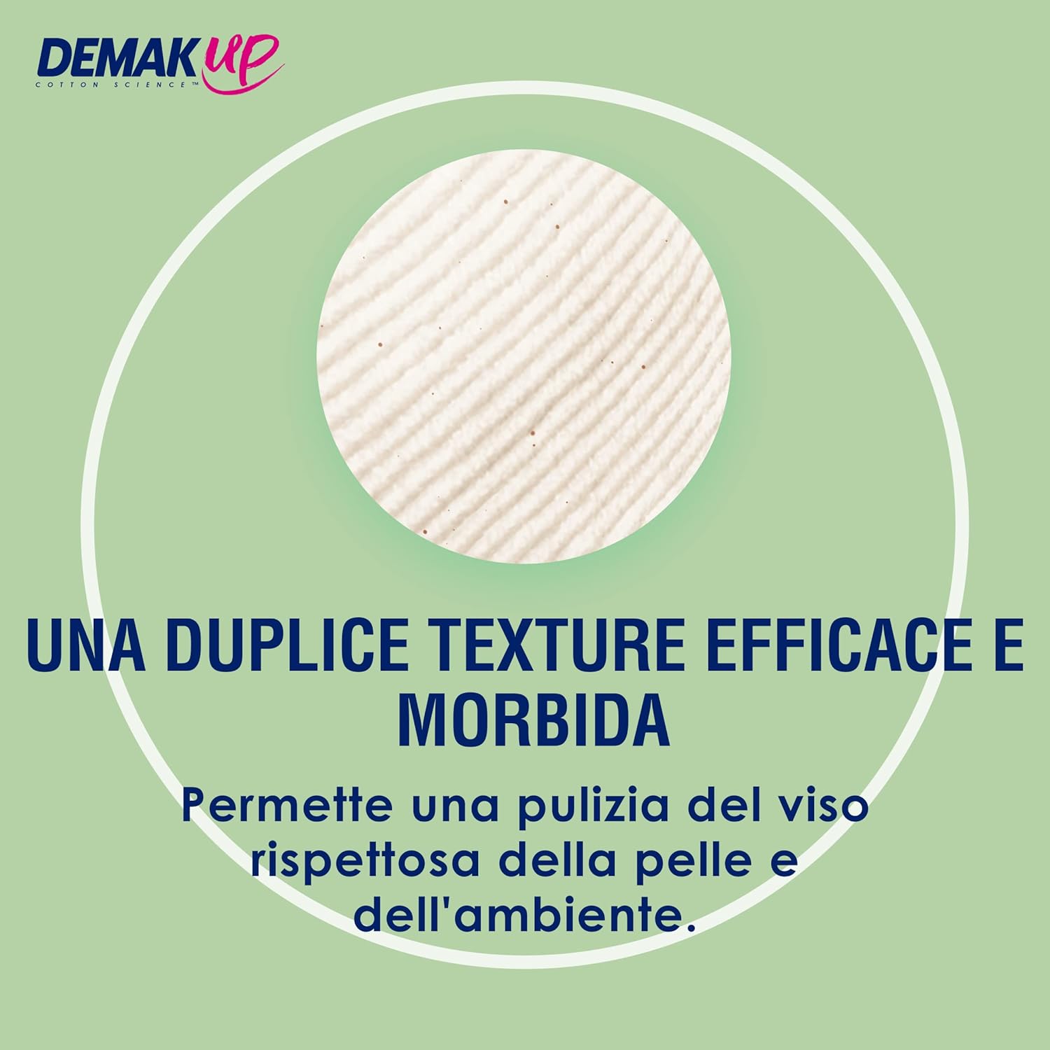 Demak'Up Organic Cotton Pads For Removing Make-Up – Face And Eyes – 100% Natural Organic And Unbleached Cotton Fibres – Gots Certified – 85 Cotton