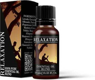 Mystix London | Relaxation Pure & Natural Essential Oil Blend 10Ml - For Diffusers, Aromatherapy & Massage Blends | Perfect As A Gift | Vegan, Gmo Free