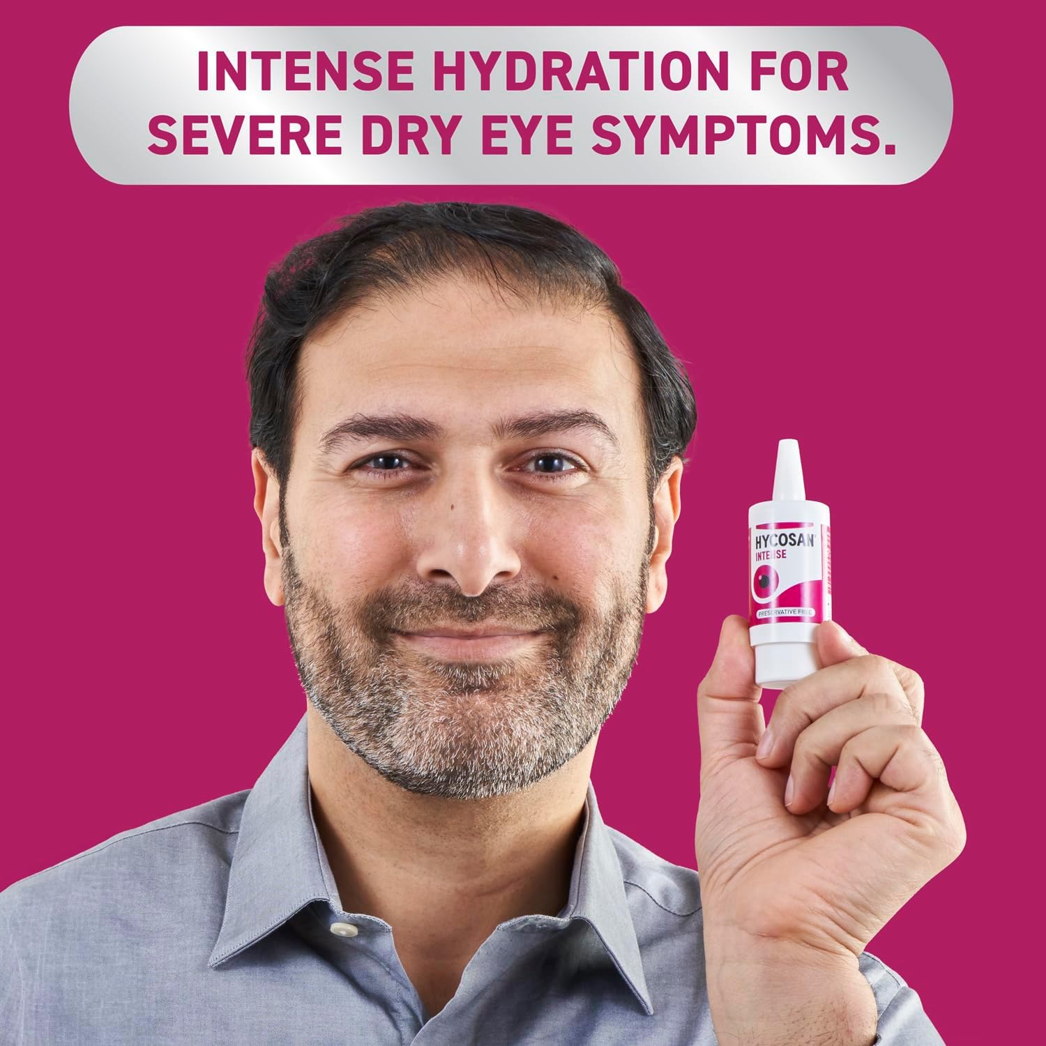 Hycosan Intense Triple Pack - Eye Drops for Long-Lasting Intensive Lubrication & Instant Relief for Itchy, Burning Sensations and Severe Dry Eyes - Preservative Free - 3x225 Measured Doses : Amazon.co.uk: Health & Personal Care
