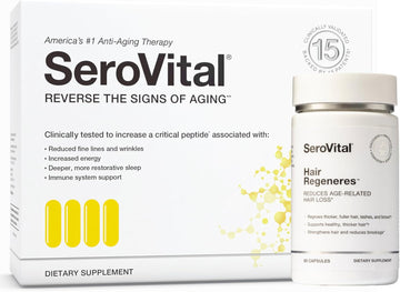 Serovital Healthy Hair Plus Bundle - Serovital Renewal Complex And Hair Regeneres