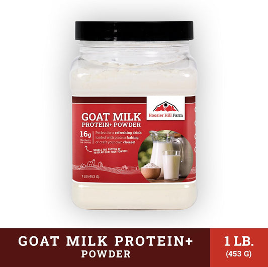 Hoosier Hill Farm Goat Milk Protein + Powder, 1Lb (Pack Of 1), Protein-Packed, Ideal For Shakes And Smoothies