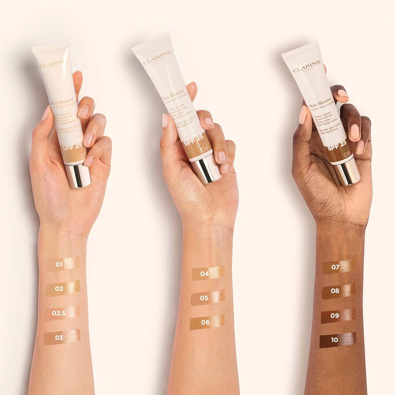 Clarins Skin Illusion Tinted Moisturizers SPF25 07 40ml : Amazon.co.uk: Beauty