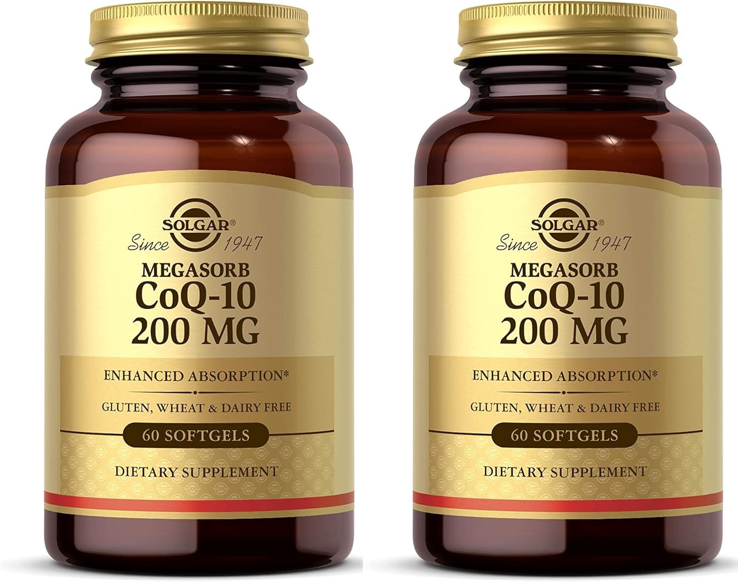 Megasorb CoQ-10 200mg 60 SG 2-Pack