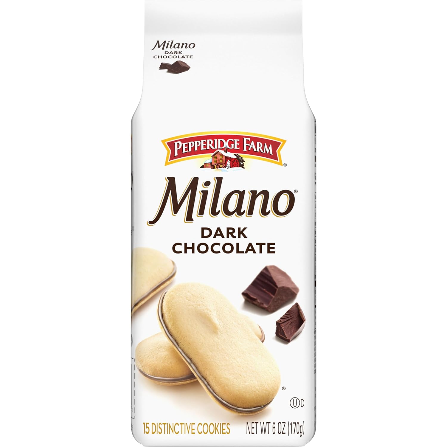 Pepperidge Farm Milano Dark Chocolate Cookies, 6 Oz Bag (15 Cookies) (Pack Of 24)