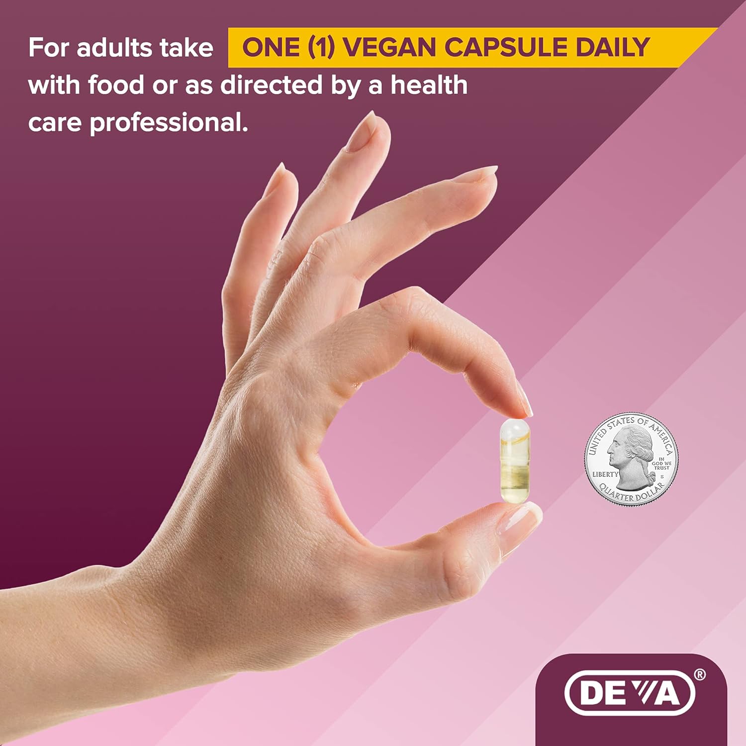 DEVA Vegan Evening Primrose Oil, Cold-Pressed, Unrefined, 90 Capsules, 1-Pack : Health & Household