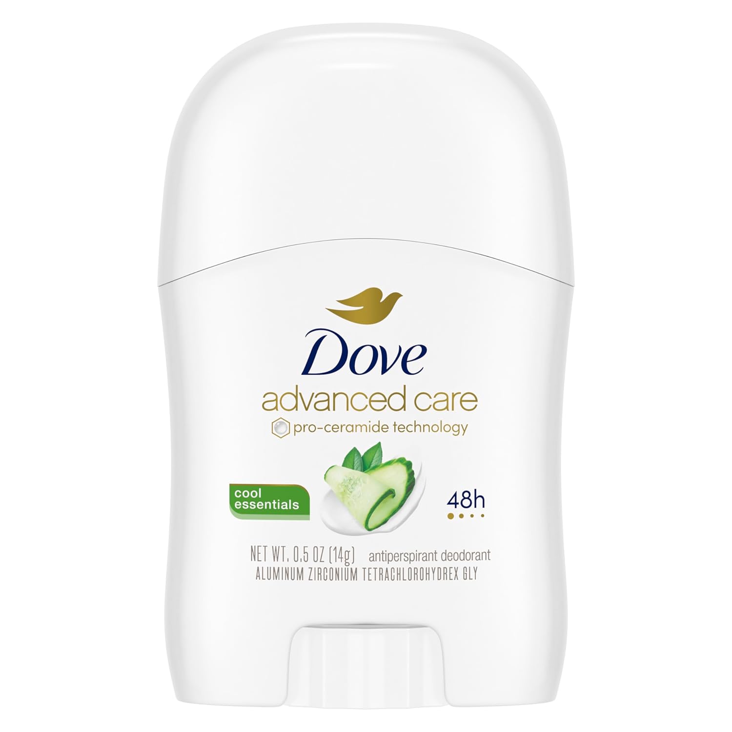 Dove Advanced Care Antiperspirant Deodorant Stick Cool Essentials 36 Ct For Helping Your Skinbarrier Repair After Shaving 72H Odor Control And All-Day Sweatprotection With Proceramide Technology 0.5Oz