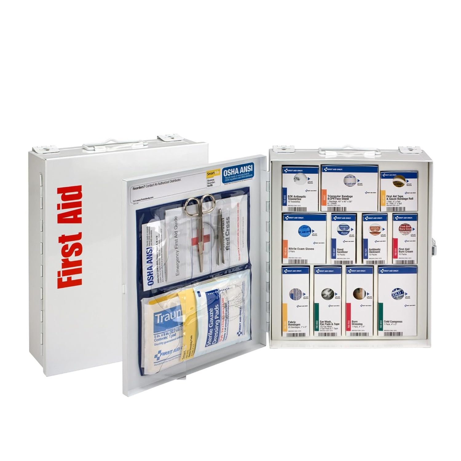 First Aid Only 25 Person Medium Smartcompliance 94 Piece Refill Cabinet Without Medications (90578)