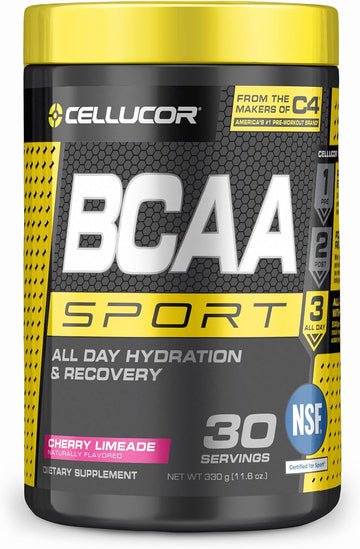 Cellucor Bcaa Sport, Bcaa Powder Sports Drink For Hydration & Recovery, Cherry Limeade, 30 Servings