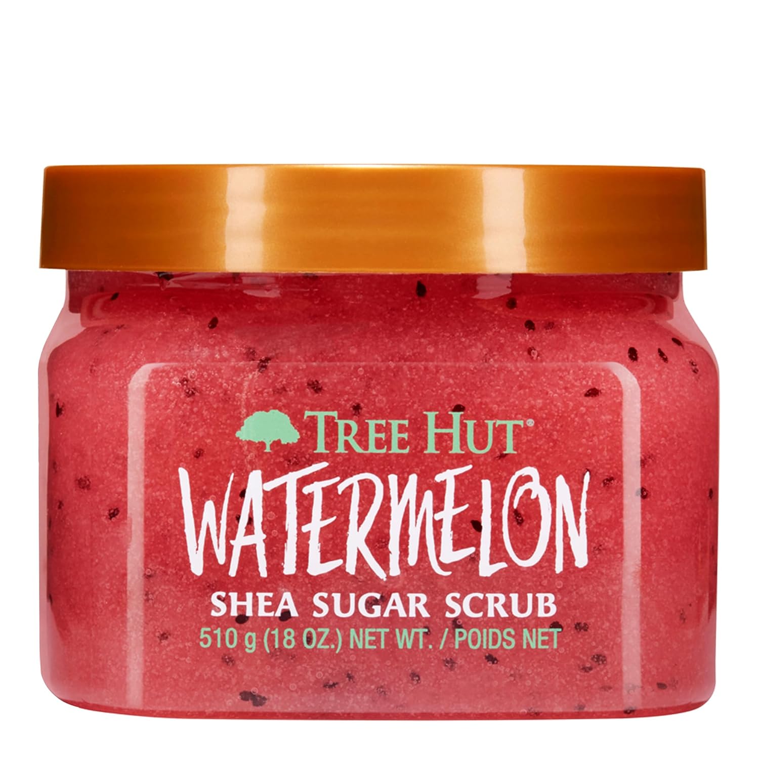 Tree Hut Watermelon Shea Sugar Scrub, 18 Oz, Ultra Hydrating And Exfoliating Scrub For Nourishing Essential Body Care