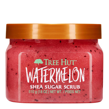 Tree Hut Watermelon Shea Sugar Scrub, 18 Oz, Ultra Hydrating And Exfoliating Scrub For Nourishing Essential Body Care