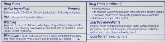 Crest Plus Cavity Protection Toothpaste, Regular Paste, 8.2Oz, Pack Of 3