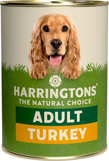 Harringtons Complete Wet Can Grain Free Hypoallergenic Adult Dog Food Turkey & Veg 12X400G - Made With All Natural IngredientsHarrcan12-C400