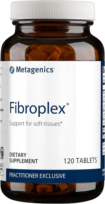 Metagenics Fibroplex Vitamin B1 - Support For Soft Tissues* - 600 Mg Malic Acid & 150 Mg Magnesium - Neuromuscular Health* - Premier Dietary Supplement - 120 Tablets