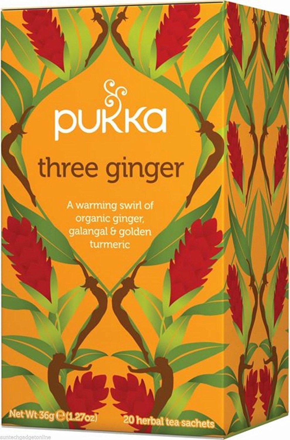 Pukka Three Ginger Tea 20 per pack : Grocery & Gourmet Food